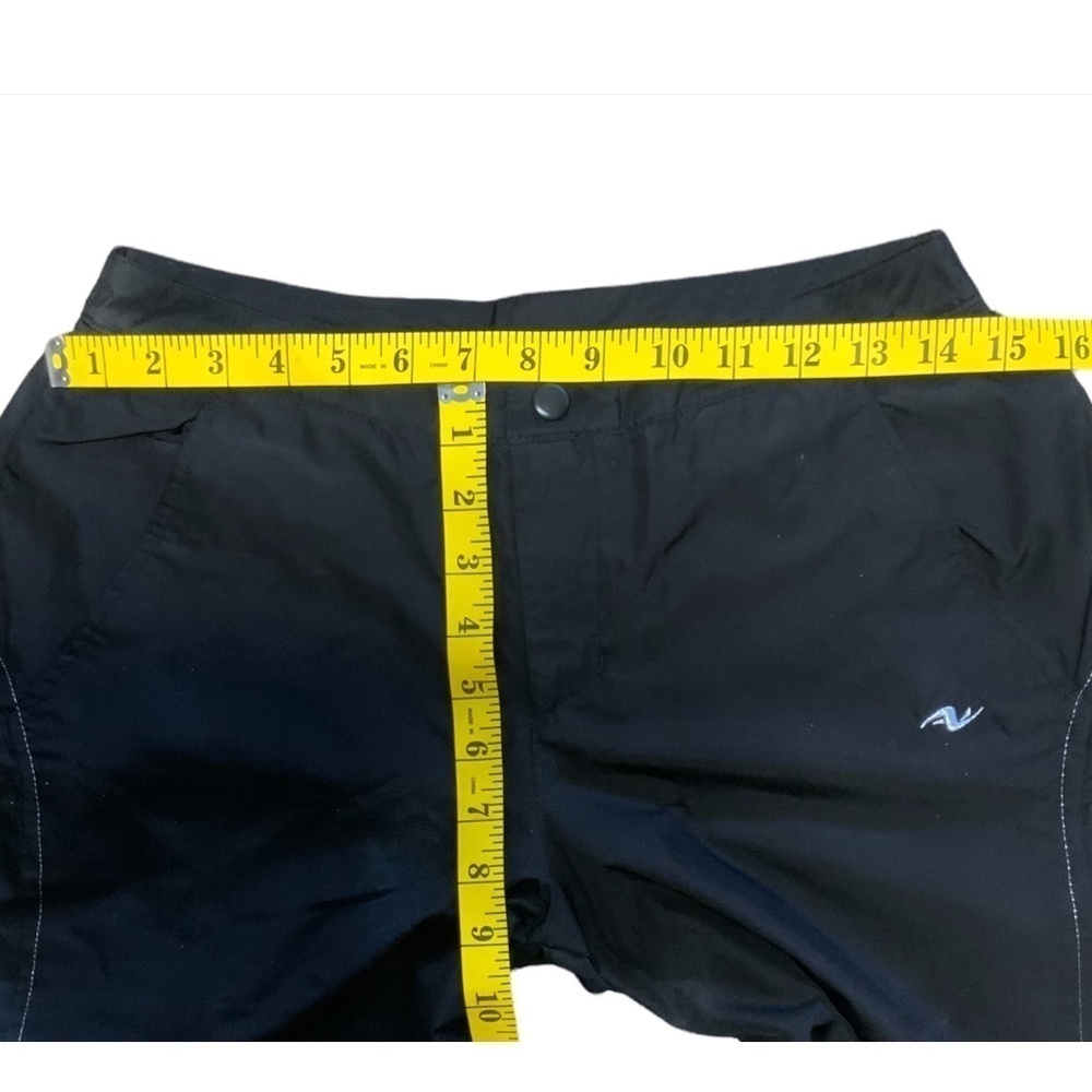 Athletic Works Wind Breaker Pants Lined Size Small Petite 4/6 Black - Picture 5 of 9